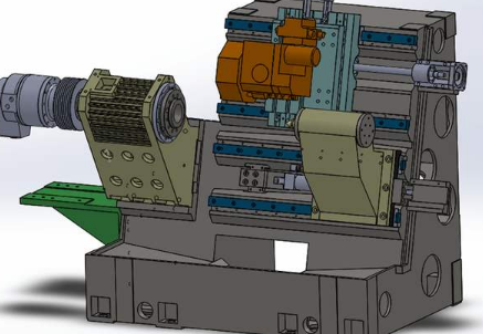 浅谈斜床身数控车床的结构特点是 浅谈斜床身数控车床的结构特点是